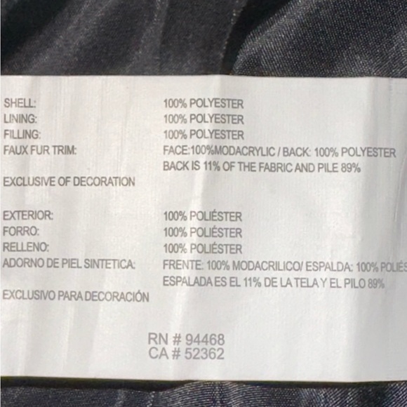 NWT. Nautical Ladies, Puffer Jacket Black Size M - Picture 11 of 12